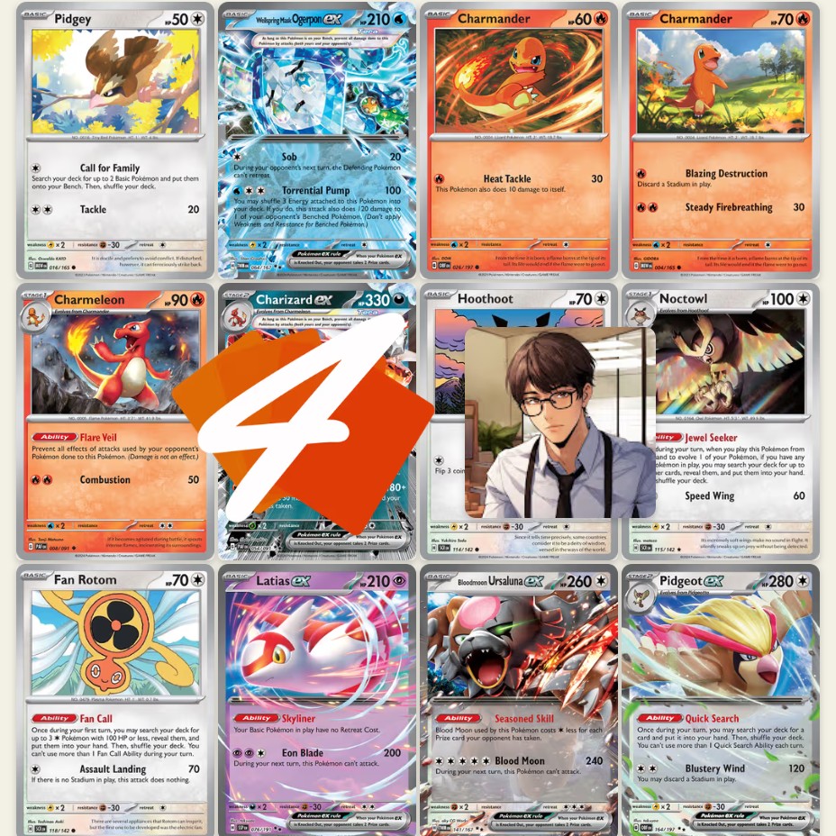 [PTCG] Turbo Upgrade! Mega Evolution! Phantasmal Flame! Charizard Tera Box Decklist + Gameplay